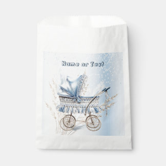 Niedlich Classic Baby Stroller Blume Schöne Blüte Geschenktütchen