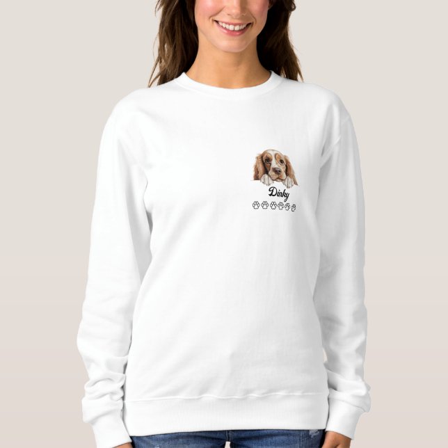 Niedlich Cocker Spaniel Personalisierter T - Shirt (Vorderseite)