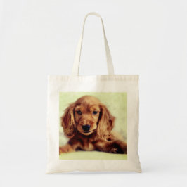 Niedlich Cocker Spanisch Welpe Dog Tote Bag Tragetasche