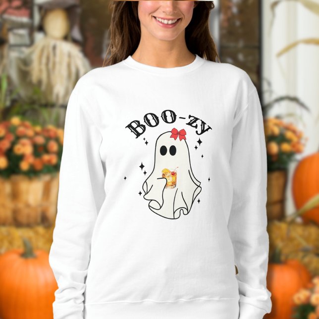 Niedlich Cocktail Funny Ghost Halloween Sweatshirt (Cute Cocktail Funny Ghost Halloween sweatshirt)