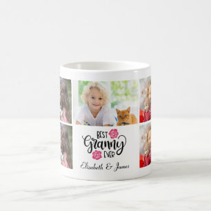 Niedlich Collage Foto Bestes Granny Ever Grandma G Kaffeetasse