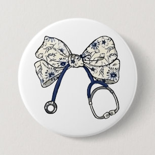 Niedlich Coquette Bow Coquette Bow Krankenpflege Button