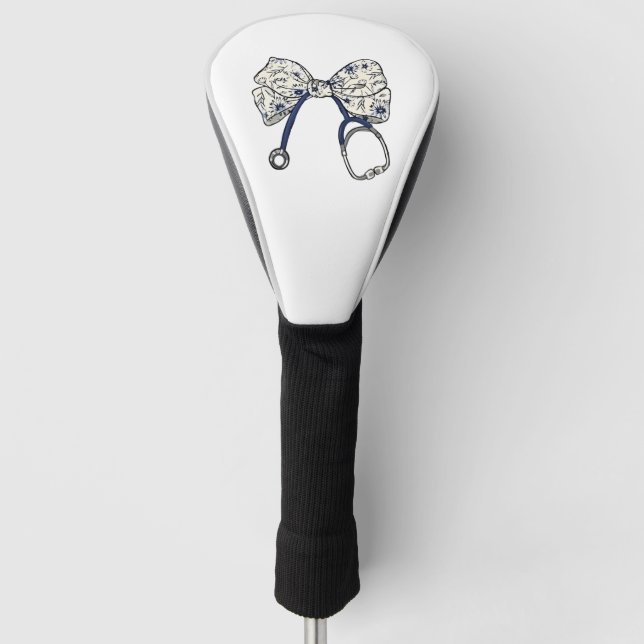 Niedlich Coquette Bow Coquette Bow Krankenpflege Golf Headcover (Vorderseite)