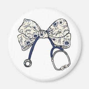 Niedlich Coquette Bow Coquette Bow Krankenpflege Magnet
