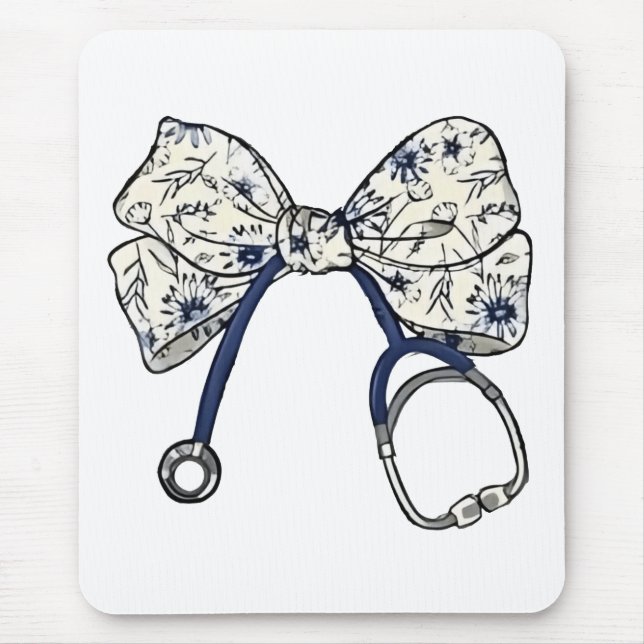 Niedlich Coquette Bow Coquette Bow Krankenpflege Mousepad (Vorne)