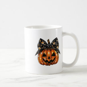 Niedlich Coquette Bow Pumpkin Halloween Women Spoo Kaffeetasse