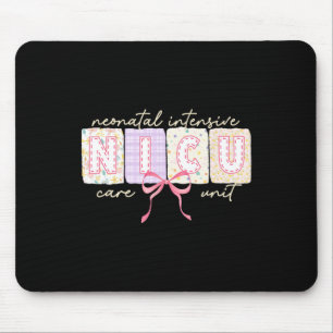 Niedlich Coquette Bow Spring Nicu Nurse Mousepad