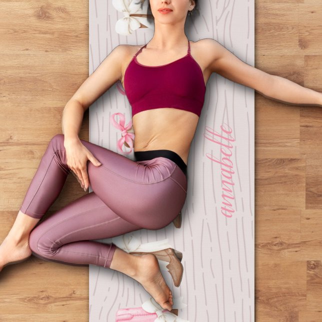 Niedlich Coquette Cowgirl Stiefel Personalisiert Yogamatte (Cute Coquette Cowgirl Boots Personalized Yoga Mat)