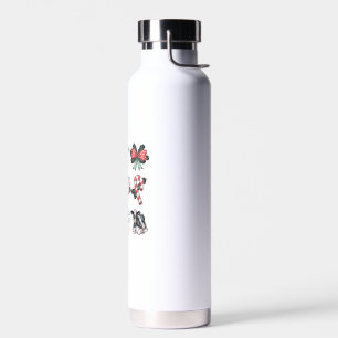 Niedlich Coquette Red Xmas Santa Claus Cow Lover C Trinkflasche