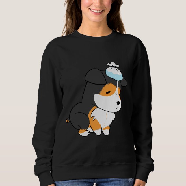 Niedlich Corgi 523 Sweatshirt (Vorderseite)