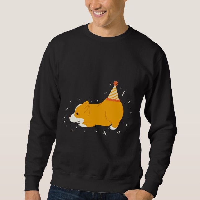 Niedlich Corgi 546 Sweatshirt (Vorderseite)