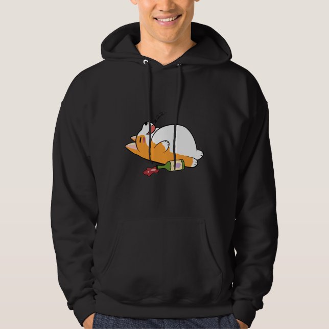 Niedlich Corgi 732 Hoodie (Vorderseite)