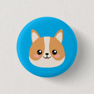 Niedlich Corgi Button