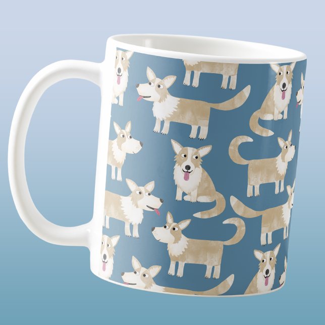 Niedlich Corgi Dog Kaffeetasse (Von Creator hochgeladen)