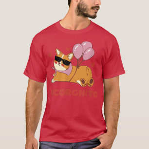 Niedlich Corgi Dog Lover Incorgnito Pun Funny T-Shirt