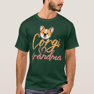 Niedlich Corgi Dog Tshirt Corgi Oma Nana Dog Lover