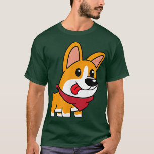 Niedlich Corgi Funny Corgi Dog Art -740 T-Shirt