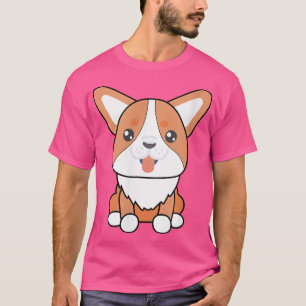 Niedlich Corgi Funny Corgi Dog Art T-Shirt
