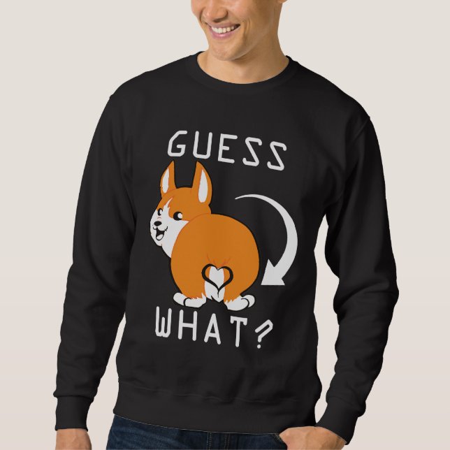 Niedlich Corgi Hintern Essential Sweatshirt (Vorderseite)