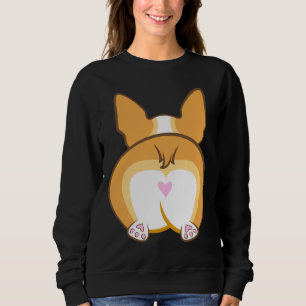 Niedlich Corgi Hintern Lover Sweatshirt