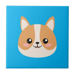 Niedlich Corgi Keramik Tile Fliese