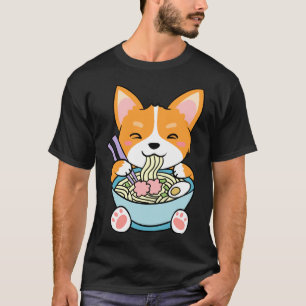 Niedlich Corgi Noodle T-Shirt
