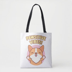 Niedlich Corgi Paws Pawsitive Vibes
