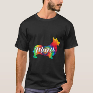 Niedlich Corgi Psychedelic Art Welppy Hippy Dog Mi T-Shirt