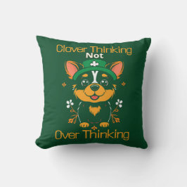 Niedlich Corgi St. Patrick's Day Pillow - Personal Kissen