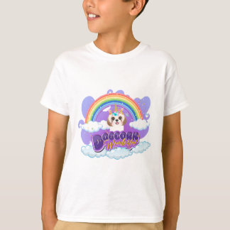 Niedlich Corgi Unicorn wunderbar T-Shirt