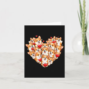 Niedlich Corgi Valentine Herz Valentinstag Corgi G Karte