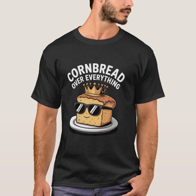 Niedlich Cornbread Happy Thanksgiving Spaß Funny D T-Shirt (Vorderseite)