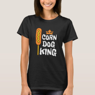 Niedlich Corndog Kostümmais Dog King Meme Hallowee T-Shirt