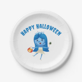 Niedlich Corpse Bride Halloween Pappteller