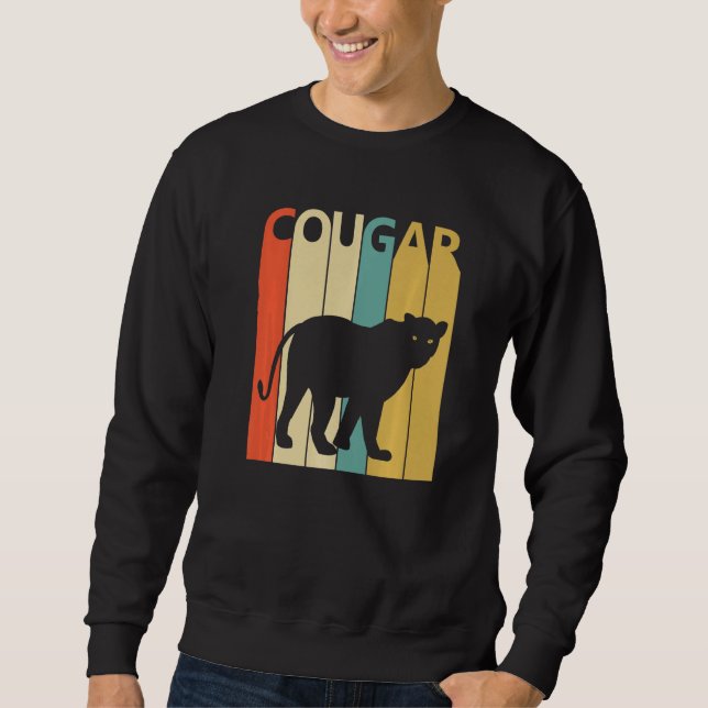 Niedlich Cougar Animal Sweatshirt (Vorderseite)