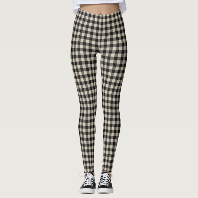 Niedlich Country Gingham Leggings (Vorderseite)