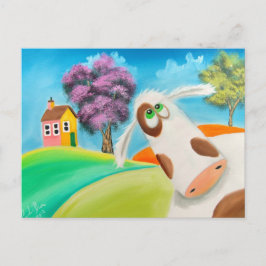 NIEDLICH COW FACE Gordon Bruce art Postkarte