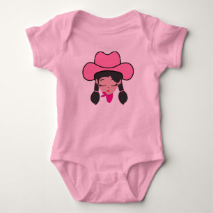 Niedlich Cowgirl Baby Strampler