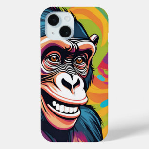 Niedlich Crazy Funny Chimpanzee Case-Mate iPhone Hülle