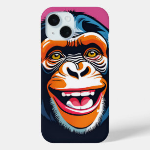 Niedlich Crazy Funny Chimpanzee Case-Mate iPhone Hülle