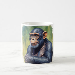 Niedlich Crazy Funny Chimpanzee Kaffeetasse