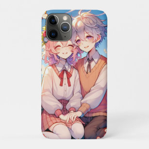 Niedlich Cudly Anime Couple Whimsical Romantic Case-Mate iPhone Hülle