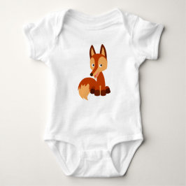 Niedlich Cunning Cartoon Fox Baby Bodysuit Strampler
