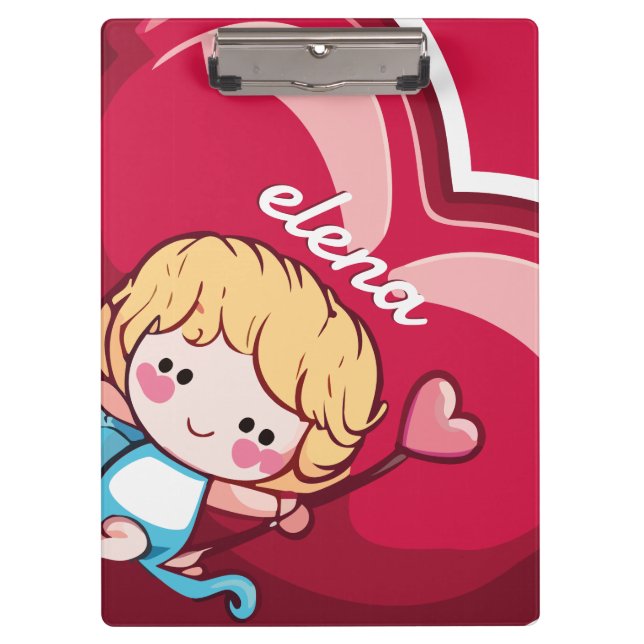 Niedlich Cupid Klemmbrett (Vorderseite)