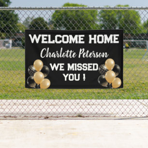 Niedlich Custom Welcome Zuhause-Ballon Banner