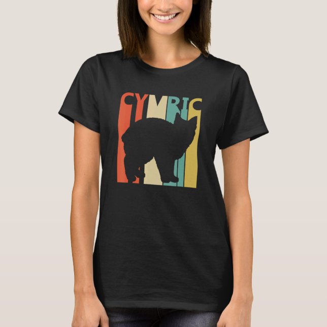 Niedlich Cymric Cat T-Shirt (Vorderseite)