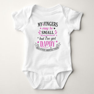 Niedlich Daddy Baby Strampler