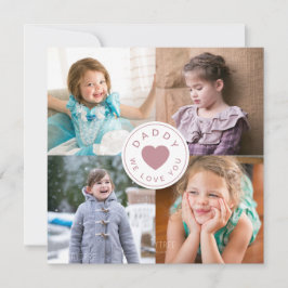 Niedlich Daddy Wir Liebe Sie FotoCollage