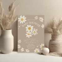Niedlich Daisies Retro Boho Babydusche