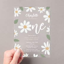 Niedlich Daisy Blume 1. Geburtstagskarte Pink